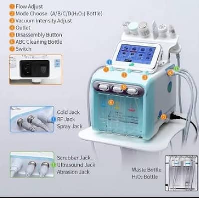 hydra facial machine 7 in 1 condition new 10/10 argent sale