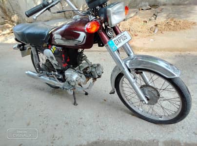 Islamabad number motorcycle ahero RF70cc 2013