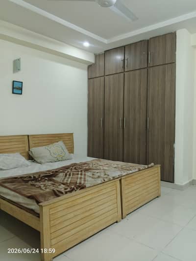 Two bedrooms Fully furnished family apartment available for rent at G-15 JKCHS ISLAMABAD