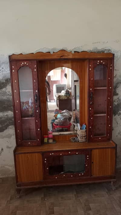 wood dressing almari for sale