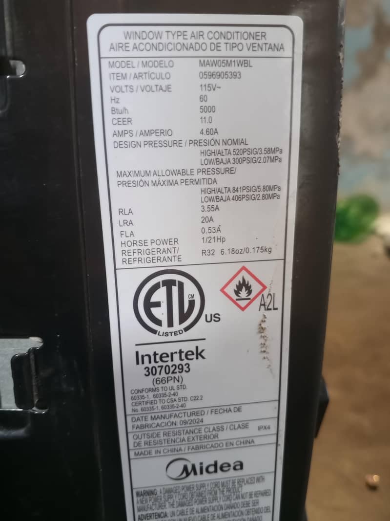 window AC midea 3