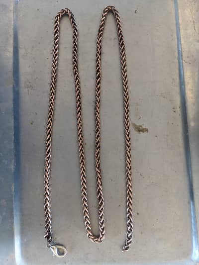 200g Solid Copper Handmade Chain 22 years old