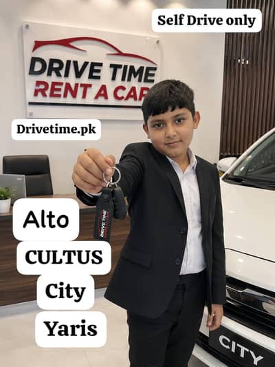 Self Drive car Rental/ Rent a car without  drive/ Alto/ Cultus/ City/