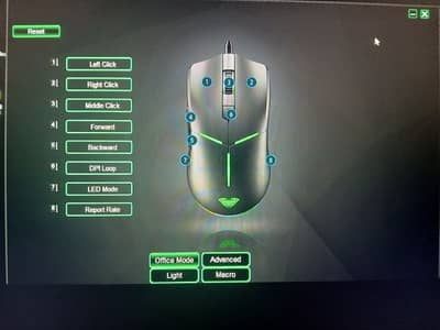 AULA F820 GAMING MOUSE WITH BOX WITH SIDE BUTTONS