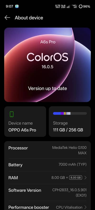 OPPO A6s pro