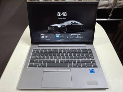 HP ZBook Firefly G8| Core i7 11 Gen| 16GB/256 GB| 4gb Nividia T500 GPU