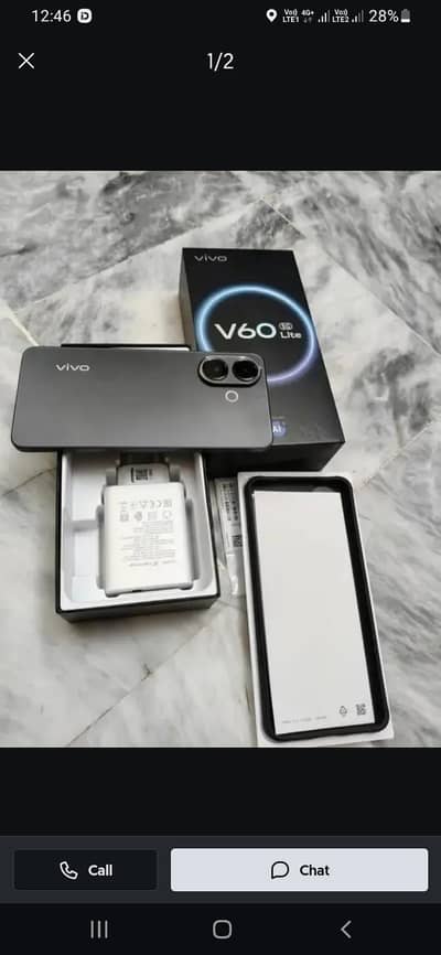 Vivo v60 lite PTA approved 16+256gb 5g