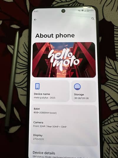 Motorola Moto G Stylus