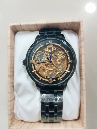 Luxury Skeleton Mechanical Wrist Watch for Men  Automatic Watch