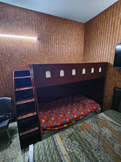 Kids Bunk Bed ( Two Floors ) with 2 drawer stairs.