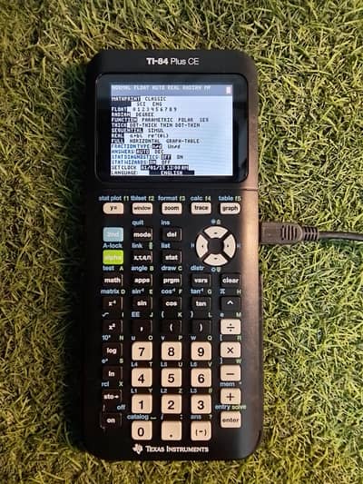 Texas instruments ti-84 83 plus ce c silver edition graphic calculator