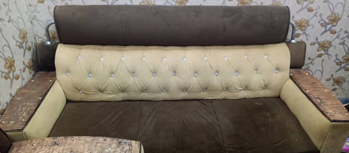 6 seater sofa set 1+2+3 good condition