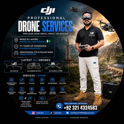 Drone Service Provider DJI Drone DJI AVATA 02 FPV Mavic air Air 3S&2S