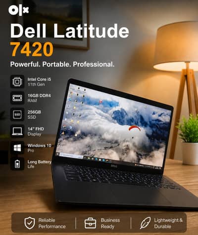 Dell Latitude 7420 | Core i5 11th Gen | 16GB RAM | 256GB SSD