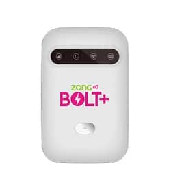 Zong 4g Bolt used battery timing 12+ hours