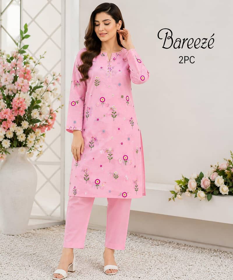 lawn 2pc embroidered 1