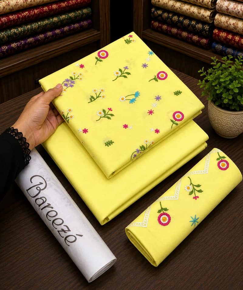 lawn 2pc embroidered 7