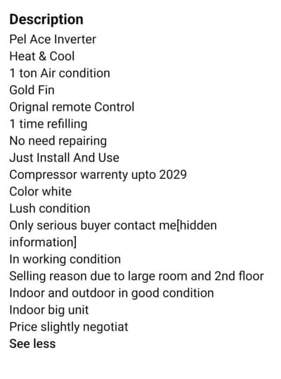 PEl Ac Inverter 1 ton
