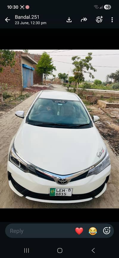 Toyota Corolla XLI 2017