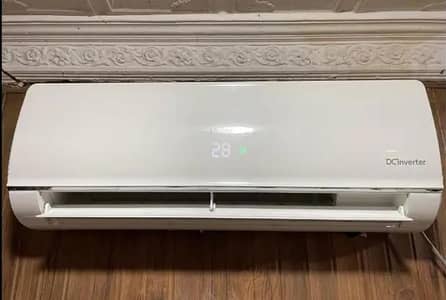 Haier 1 ton DC inverter heat and cool totally genuine