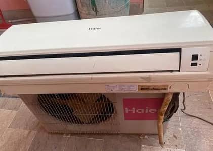 Haier 1 ton Non inverter Totally genuine No repier luch condition