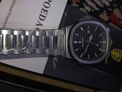 poedagar premium quality watch imported completely new with box