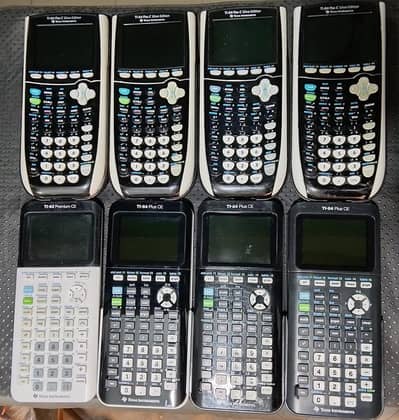 Texas instruments ti-84 83 plus ce c silver edition graphic calculator