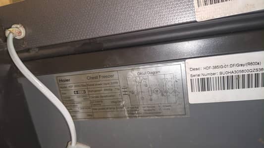 Haier freezer  10by10