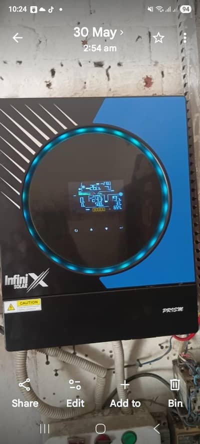 infinix solar inverter  4000 watt  PV 5000