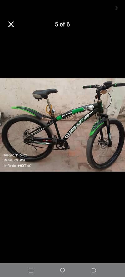 bicycle for sale front shock working Deck brecks good condition