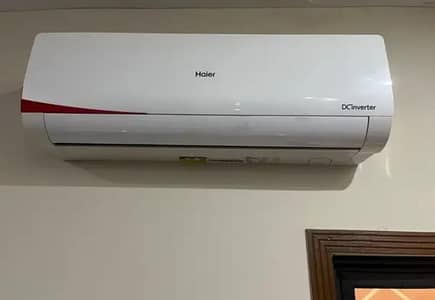 Haier 1.5 ton DC inverter heat and cool totally genuine