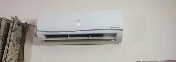 Haier 1 ton DC inverter heat and cool totally genuine
