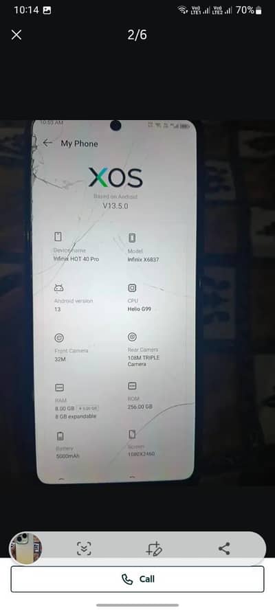 Infinix Hot 40 exchange possible good divice Sath cash be da do ga