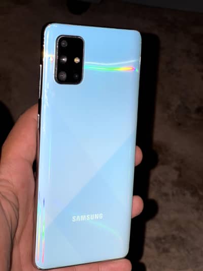 Samsung Mobile A71 6 ram 120 memory all OK no open repir