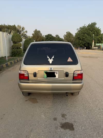 Suzuki Mehran VXR Model 2018 Lahore Registered Golden Colour