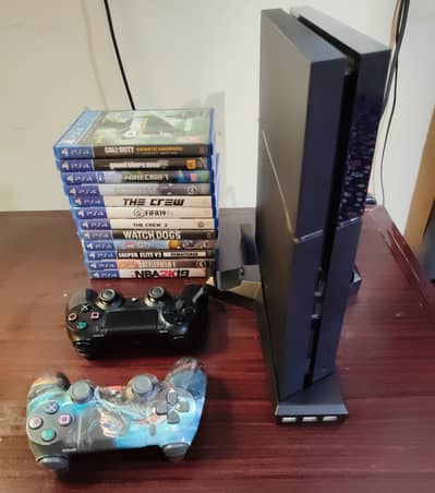 PS4 Fat 500GB Complete Set Along with Original Samsung Smart led 42"