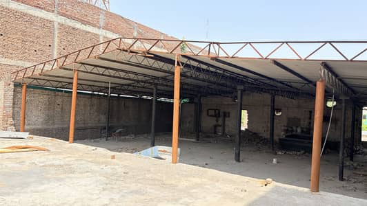 Steel structure shed