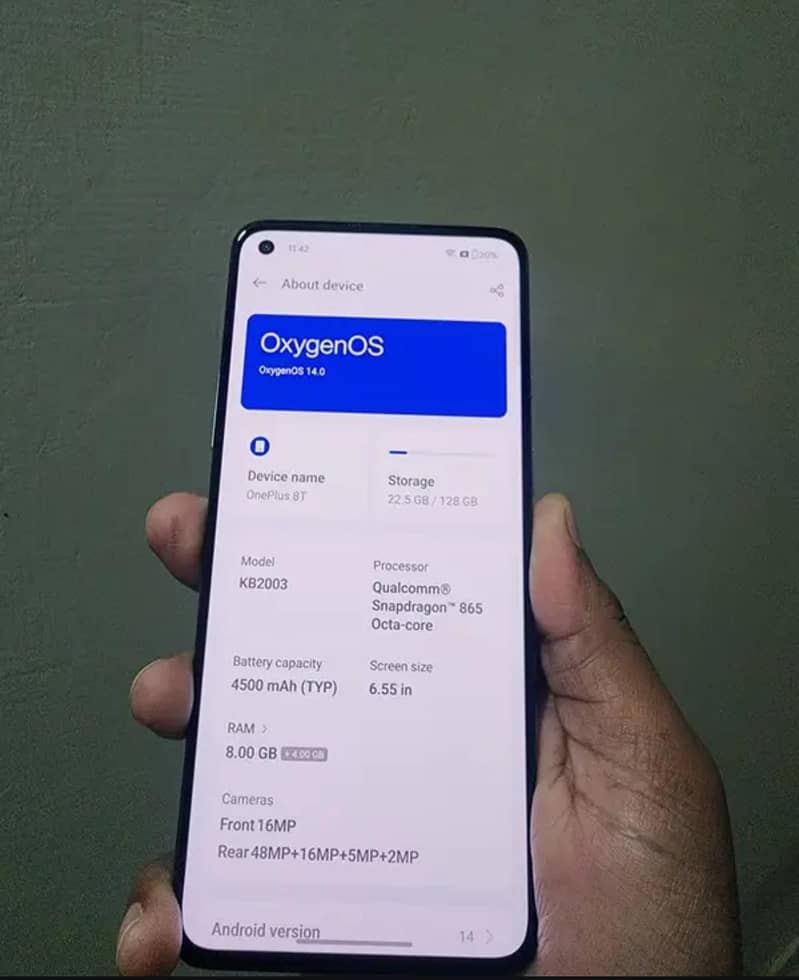 One Plus 8T 1