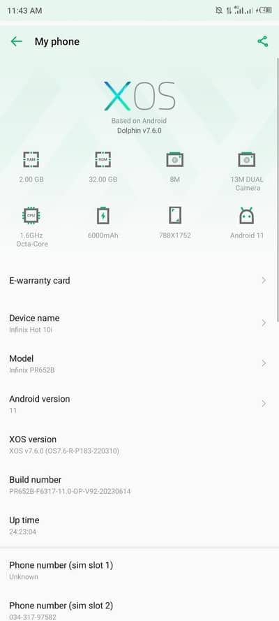 Infinix Hot 10i