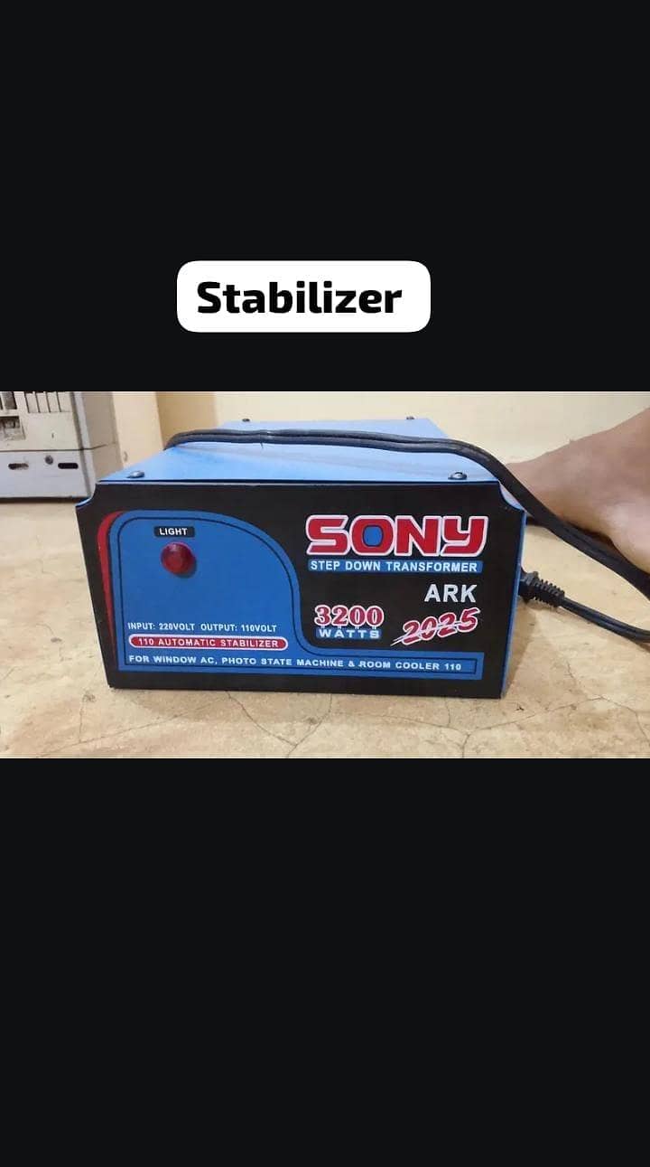 window AC & stabilizer 3