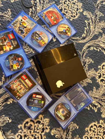 Sony Playstation Original Black with games and 2 controller