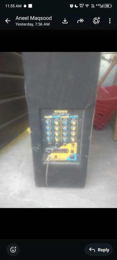 Professional Active PA Speaker – Built-in Amplifier & Mixer