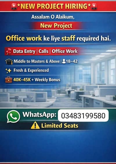 urgent hiring