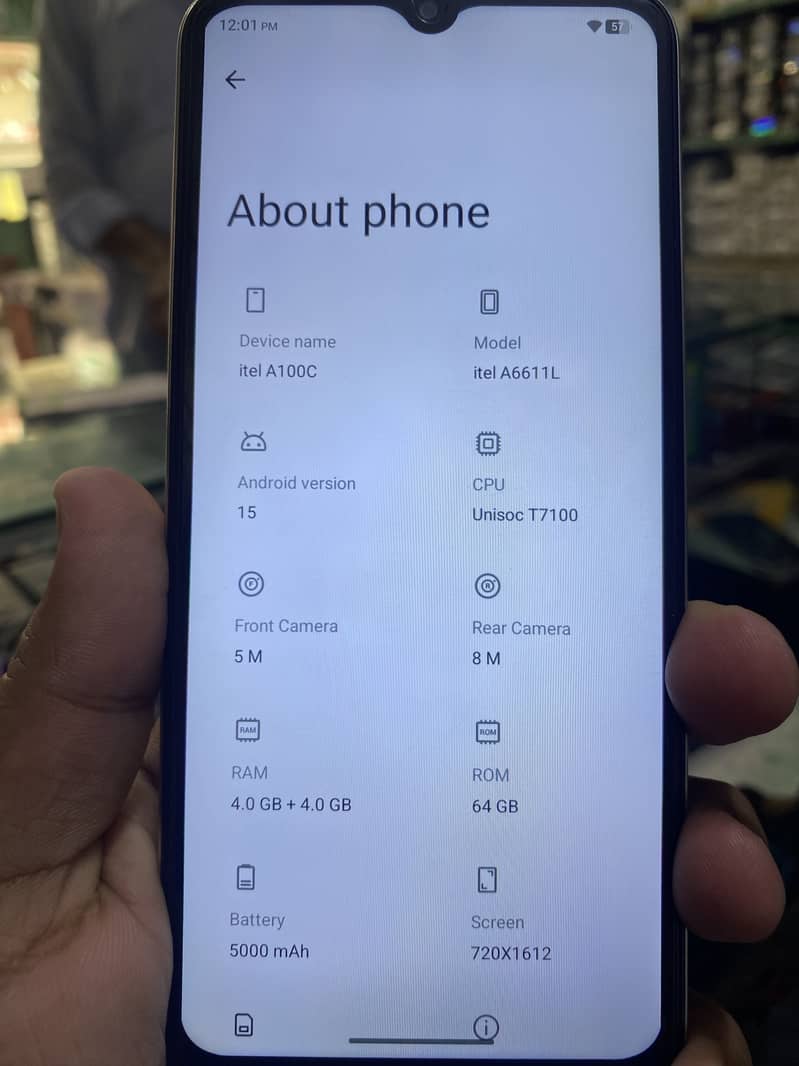 Itel A100c 3