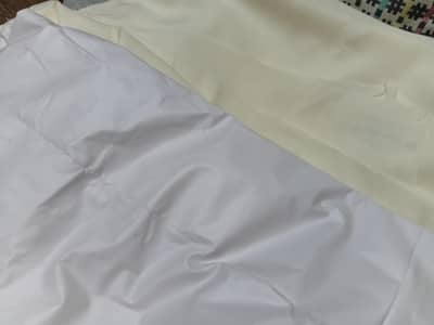 Original 2 Ghora Boski 8 Pound and Sitara Latha white Fabric