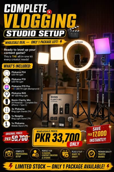 complete vlogging setup