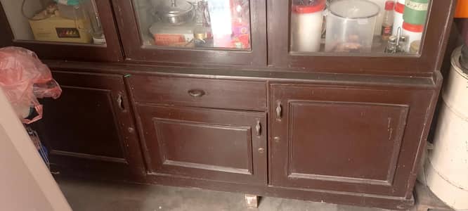 Wooden Almirah Showcase
