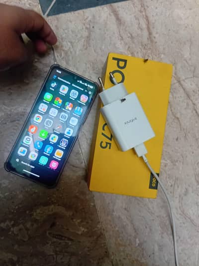 Xiaomi POCO C75 with box charger warranty (03286630396)