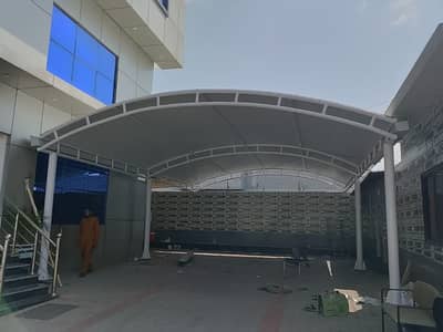 Dome shade / Residential shade / House garage shade / Tensile parking