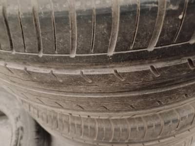 Yokohama use 4 tyre complete set Good condition urgent sale